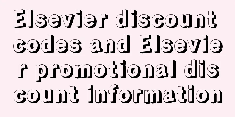 Elsevier discount codes and Elsevier promotional discount information