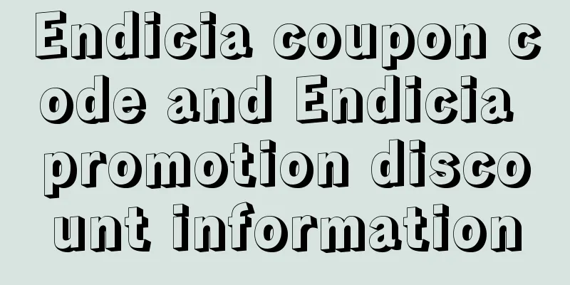 Endicia coupon code and Endicia promotion discount information