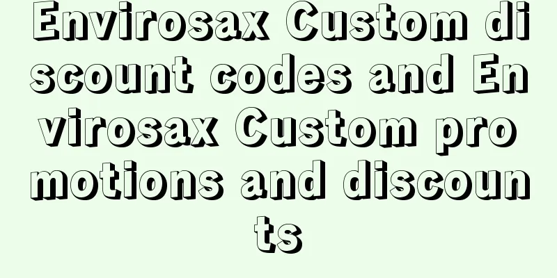Envirosax Custom discount codes and Envirosax Custom promotions and discounts