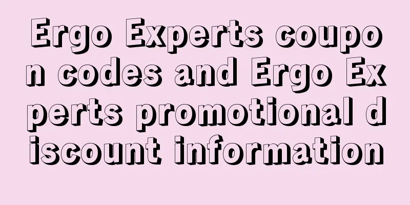 Ergo Experts coupon codes and Ergo Experts promotional discount information