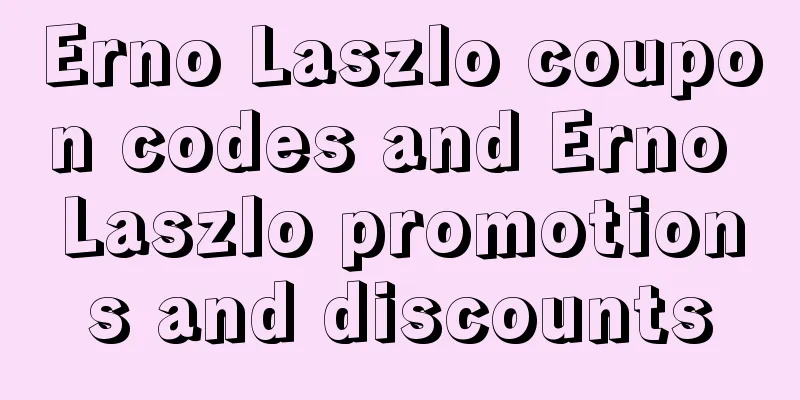 Erno Laszlo coupon codes and Erno Laszlo promotions and discounts