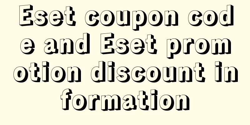 Eset coupon code and Eset promotion discount information