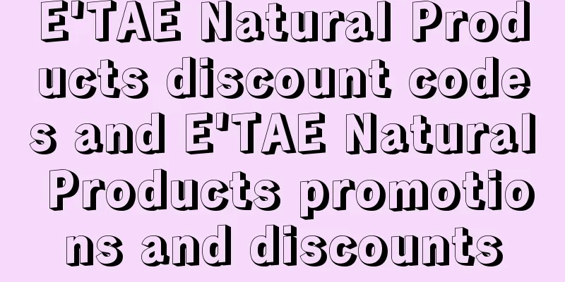E'TAE Natural Products discount codes and E'TAE Natural Products promotions and discounts