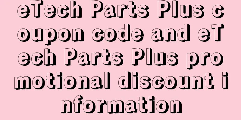 eTech Parts Plus coupon code and eTech Parts Plus promotional discount information