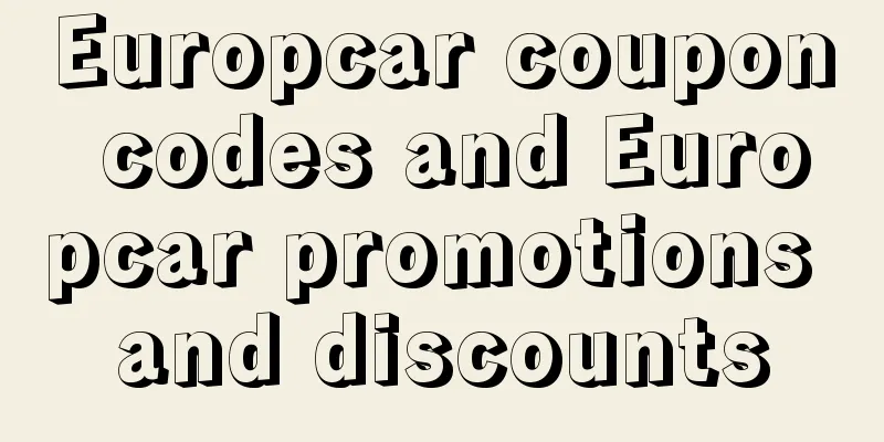 Europcar coupon codes and Europcar promotions and discounts