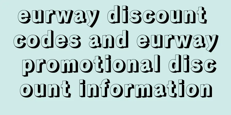 eurway discount codes and eurway promotional discount information