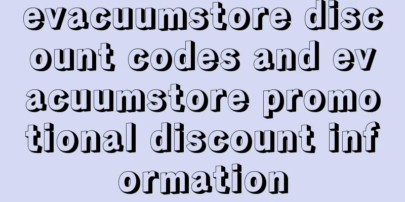 evacuumstore discount codes and evacuumstore promotional discount information