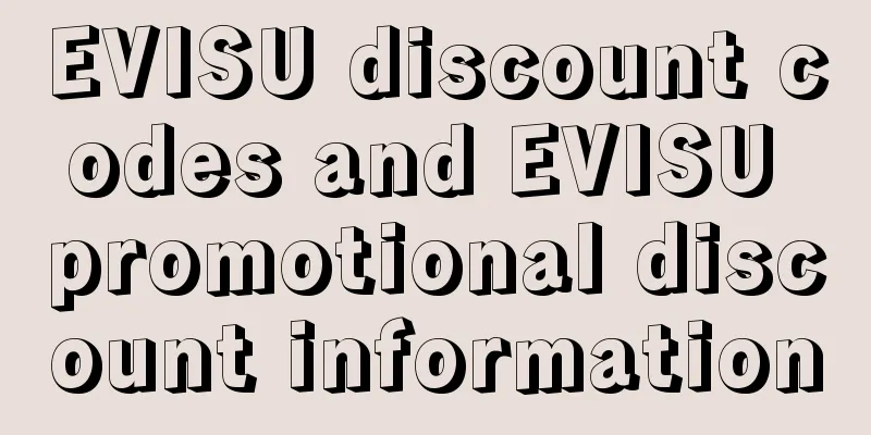 EVISU discount codes and EVISU promotional discount information