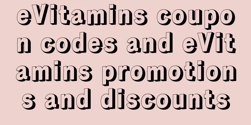 eVitamins coupon codes and eVitamins promotions and discounts