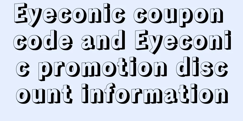 Eyeconic coupon code and Eyeconic promotion discount information