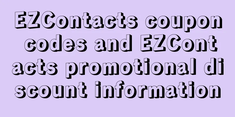 EZContacts coupon codes and EZContacts promotional discount information