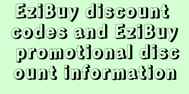 EziBuy discount codes and EziBuy promotional discount information