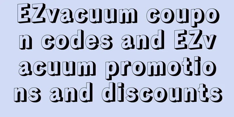 EZvacuum coupon codes and EZvacuum promotions and discounts