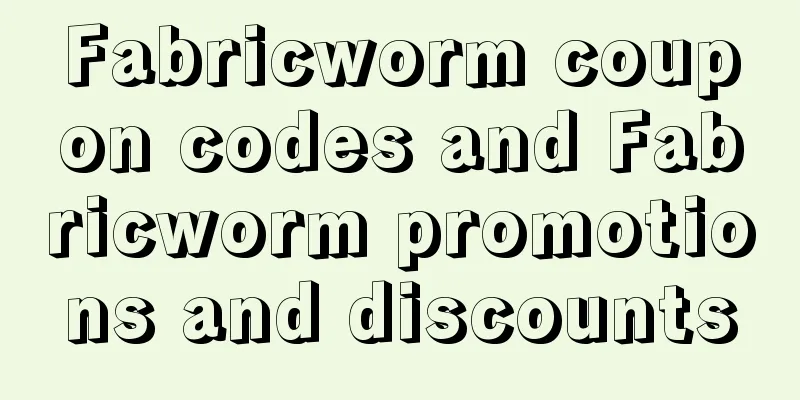 Fabricworm coupon codes and Fabricworm promotions and discounts