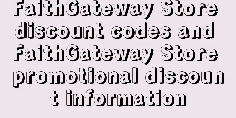 FaithGateway Store discount codes and FaithGateway Store promotional discount information