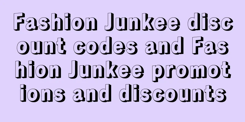 Fashion Junkee discount codes and Fashion Junkee promotions and discounts