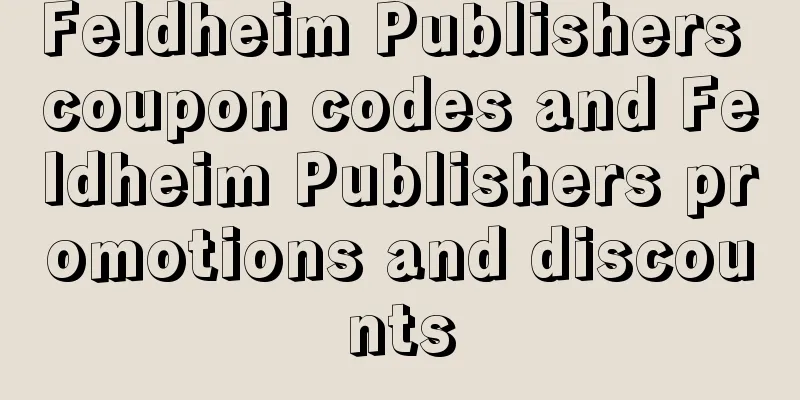 Feldheim Publishers coupon codes and Feldheim Publishers promotions and discounts