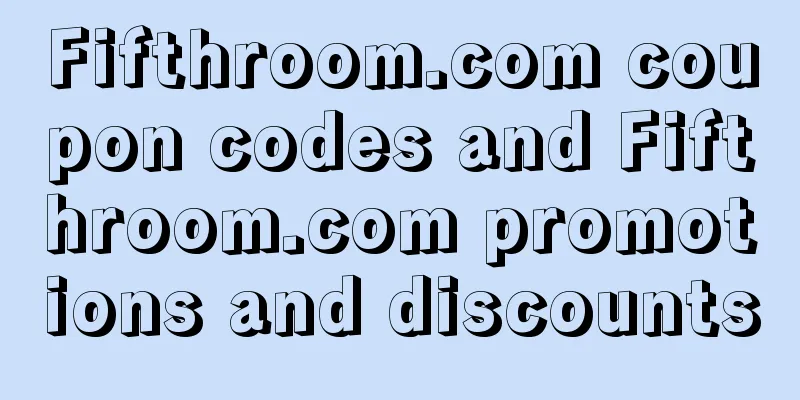 Fifthroom.com coupon codes and Fifthroom.com promotions and discounts