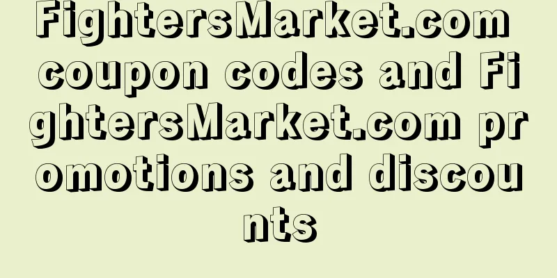 FightersMarket.com coupon codes and FightersMarket.com promotions and discounts