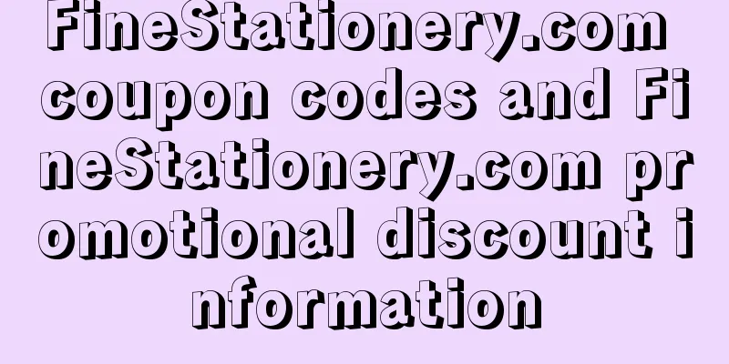 FineStationery.com coupon codes and FineStationery.com promotional discount information