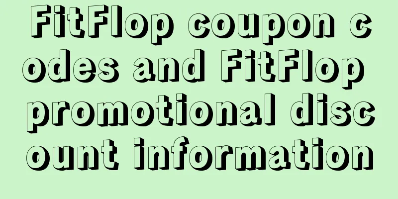 FitFlop coupon codes and FitFlop promotional discount information