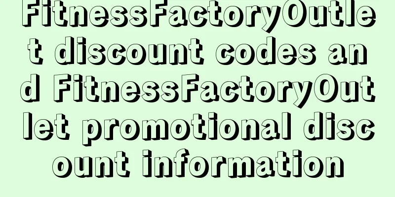FitnessFactoryOutlet discount codes and FitnessFactoryOutlet promotional discount information