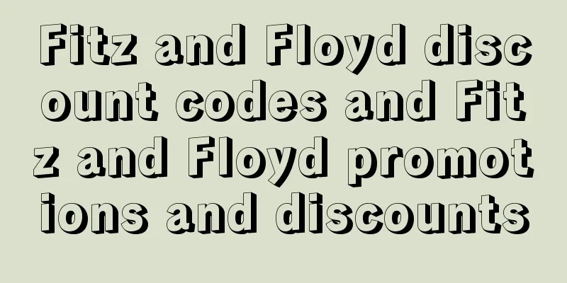 Fitz and Floyd discount codes and Fitz and Floyd promotions and discounts