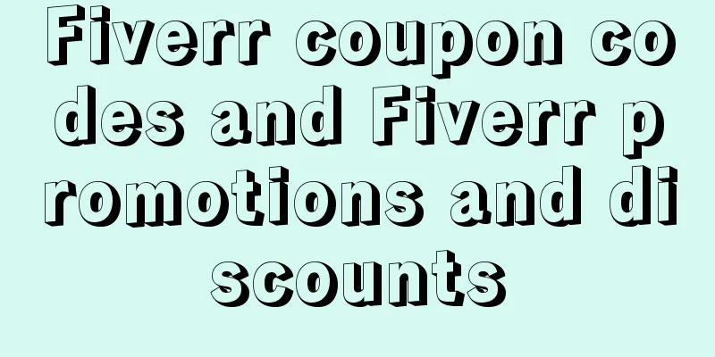 Fiverr coupon codes and Fiverr promotions and discounts