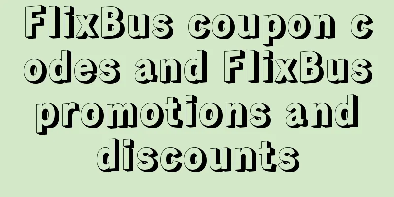 FlixBus coupon codes and FlixBus promotions and discounts