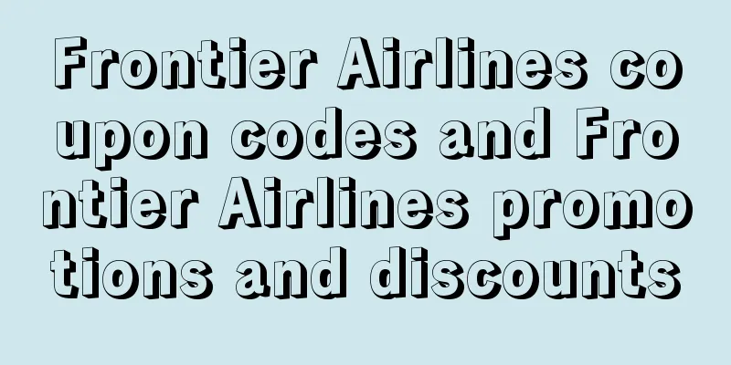 Frontier Airlines coupon codes and Frontier Airlines promotions and discounts
