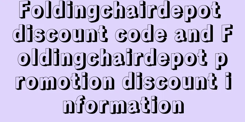 Foldingchairdepot discount code and Foldingchairdepot promotion discount information