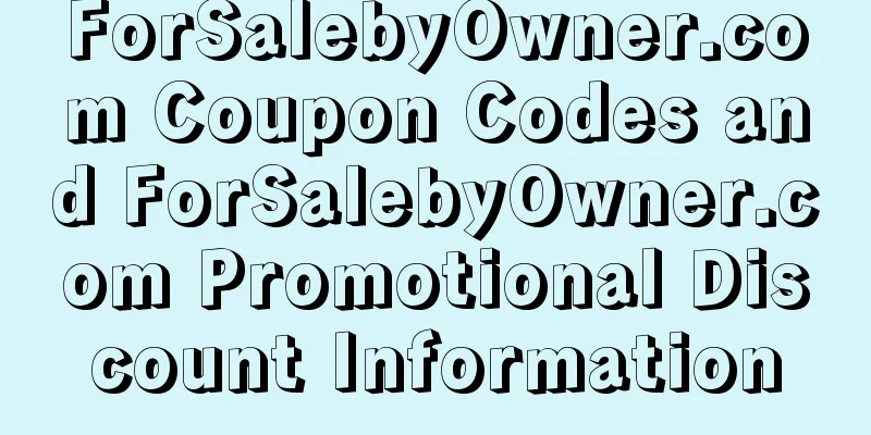 ForSalebyOwner.com Coupon Codes and ForSalebyOwner.com Promotional Discount Information