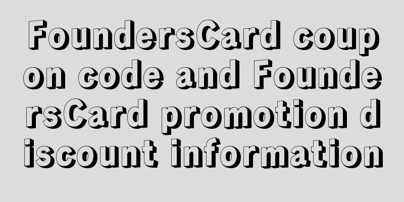 FoundersCard coupon code and FoundersCard promotion discount information