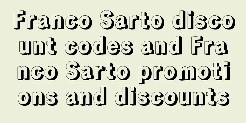 Franco Sarto discount codes and Franco Sarto promotions and discounts