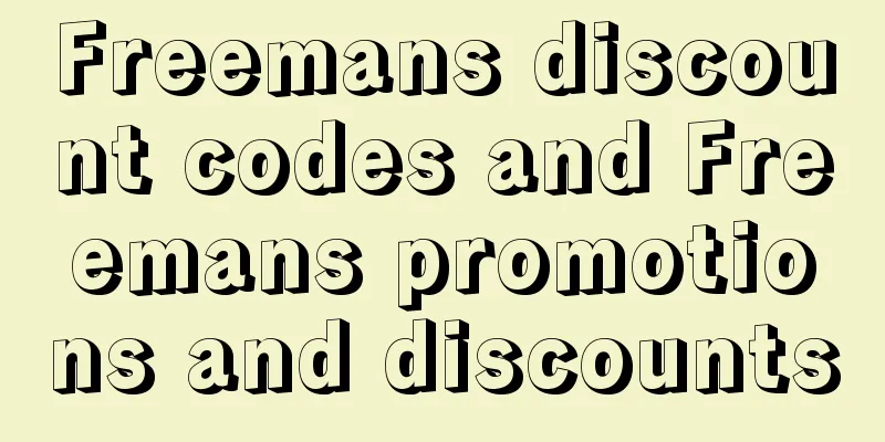 Freemans discount codes and Freemans promotions and discounts