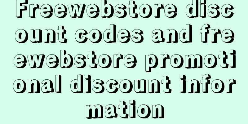 Freewebstore discount codes and freewebstore promotional discount information