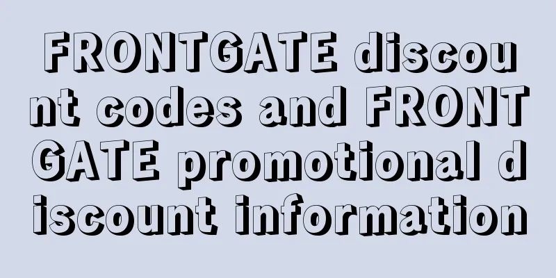 FRONTGATE discount codes and FRONTGATE promotional discount information