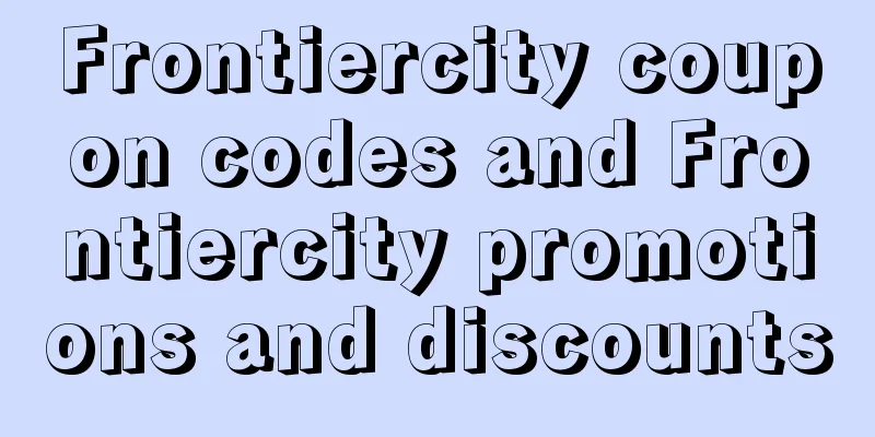 Frontiercity coupon codes and Frontiercity promotions and discounts