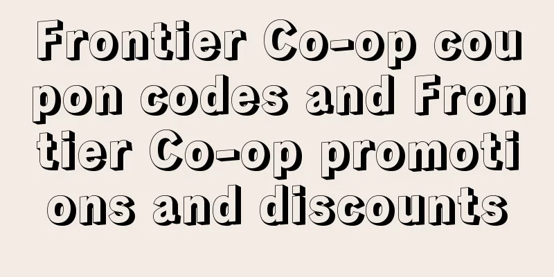Frontier Co-op coupon codes and Frontier Co-op promotions and discounts