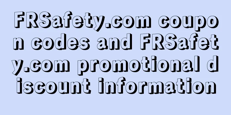 FRSafety.com coupon codes and FRSafety.com promotional discount information