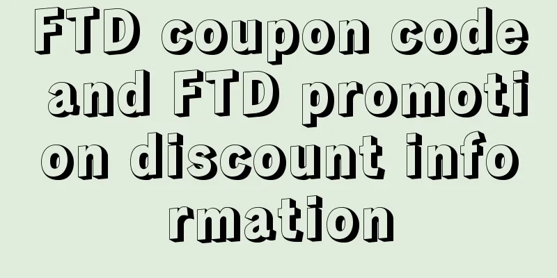 FTD coupon code and FTD promotion discount information