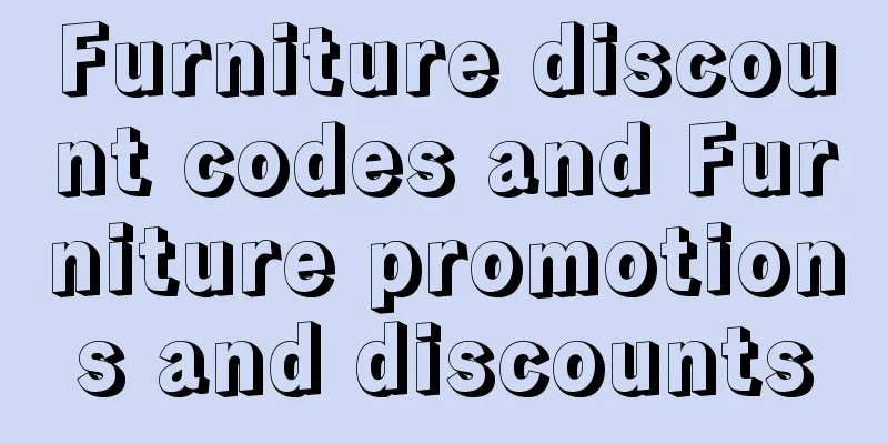 Furniture discount codes and Furniture promotions and discounts