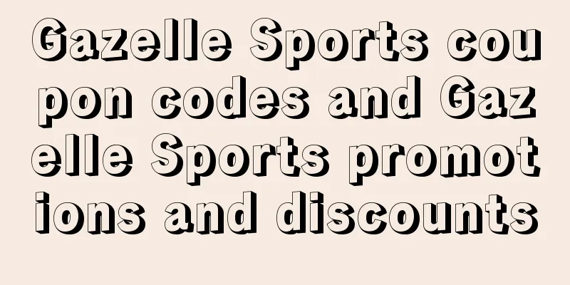 Gazelle Sports coupon codes and Gazelle Sports promotions and discounts
