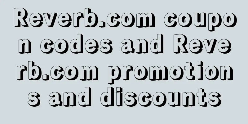 Reverb.com coupon codes and Reverb.com promotions and discounts