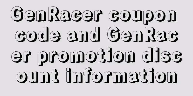 GenRacer coupon code and GenRacer promotion discount information