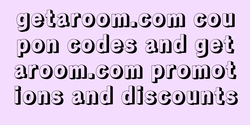 getaroom.com coupon codes and getaroom.com promotions and discounts