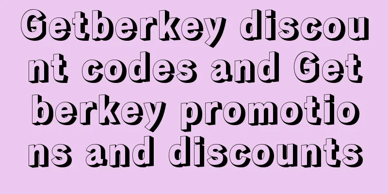Getberkey discount codes and Getberkey promotions and discounts