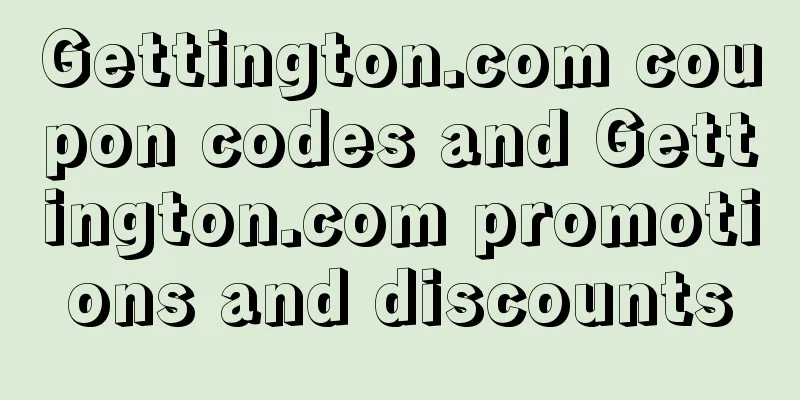 Gettington.com coupon codes and Gettington.com promotions and discounts