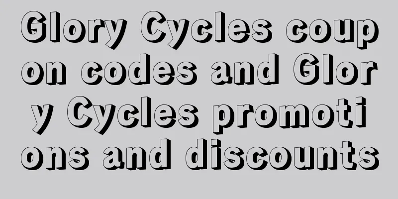 Glory Cycles coupon codes and Glory Cycles promotions and discounts