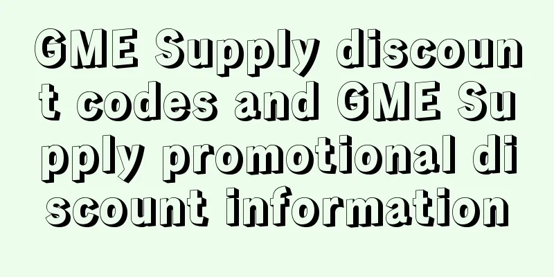 GME Supply discount codes and GME Supply promotional discount information